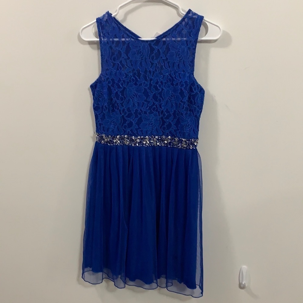 Speechless amazing formal dress with lace Size 7 skater dress